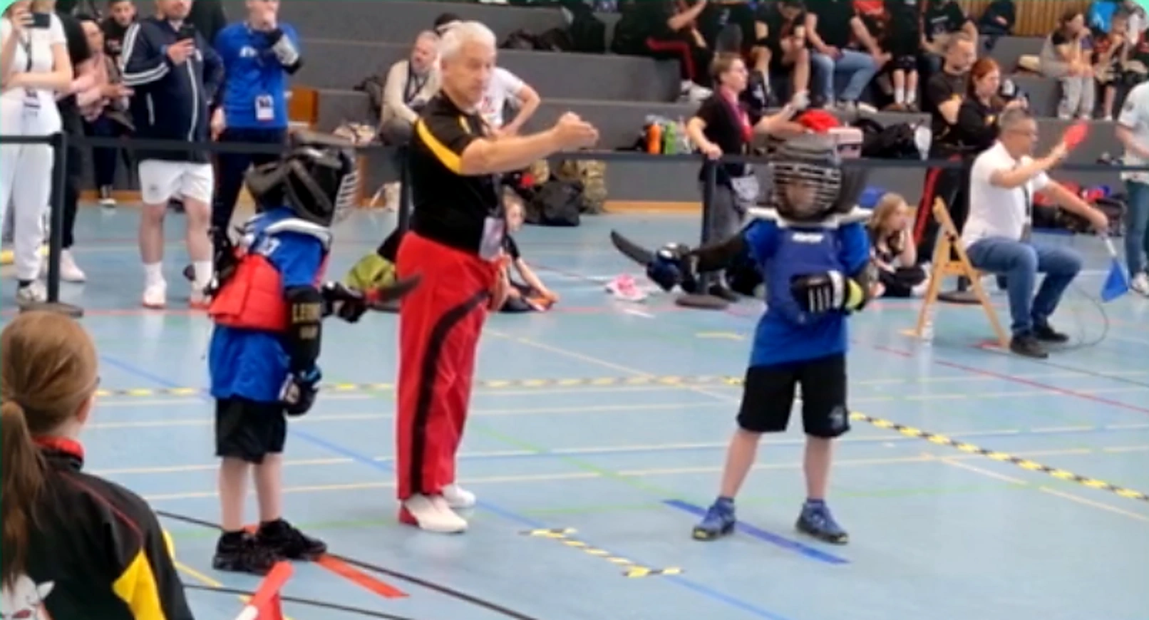 Stick fighting competition