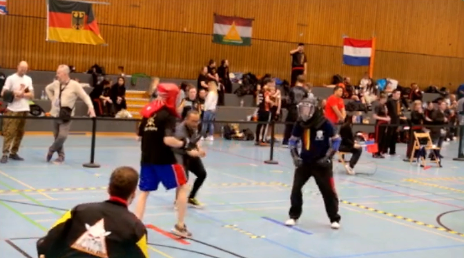 Stick fighting competition