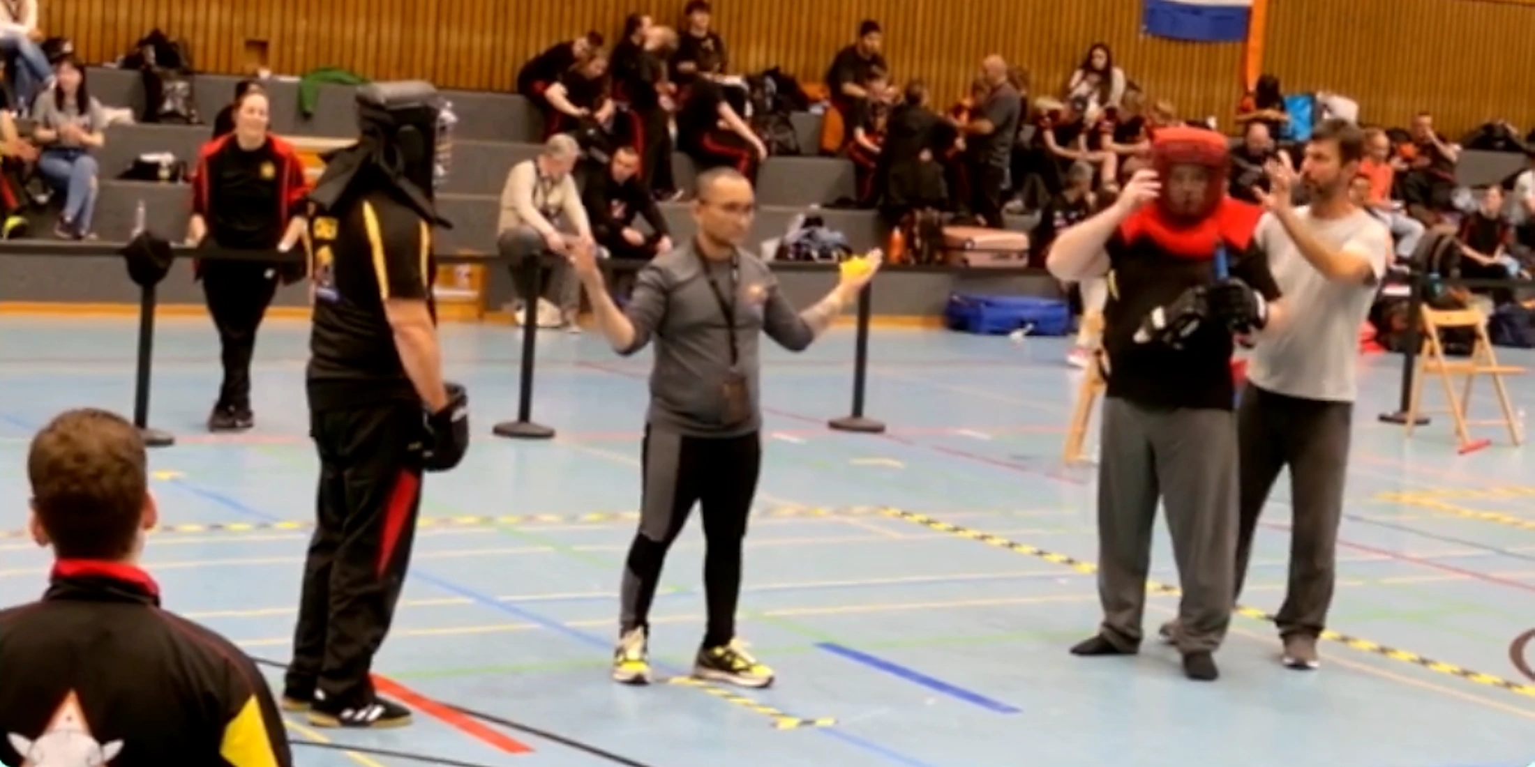 Stick fighting competition